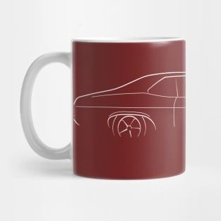Chevy Nova SS Profile - profile Stencil, white Mug